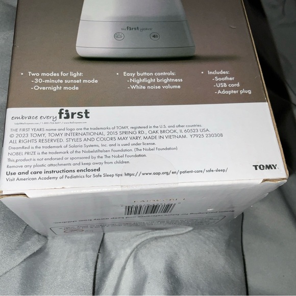 The 1st Years Baby Soother White Noise Red Technology Night Light New SEALED BOX - Picture 13 of 16